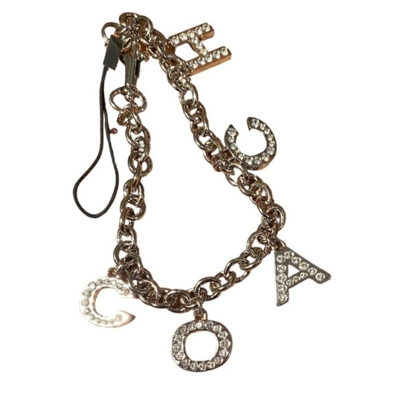 Coach Signature Purse Charm Crystal Letters “COACH” NWOT Purse NOT inclu… - Picture 1 of 3